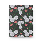 Paper products Journal Carnations Flower Pattern Journal - Hardcover Matte