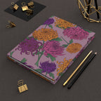 Paper products Journal Chrysanthemum Flower Pattern Journal - Hardcover Matte