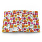 Paper products Journal Cosmo Flower Pattern Journal - Hardcover Matte