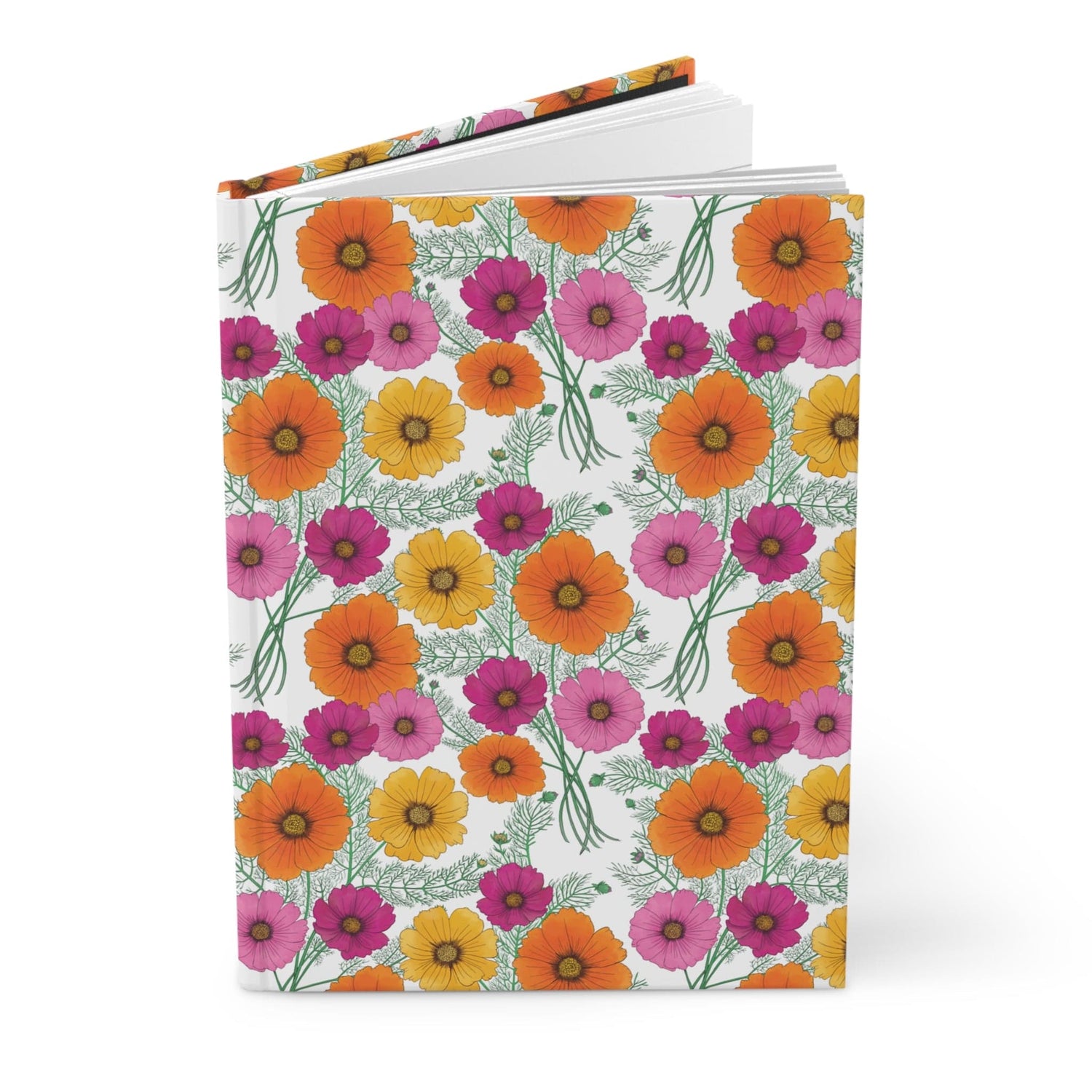 Paper products Journal Cosmo Flower Pattern Journal - Hardcover Matte