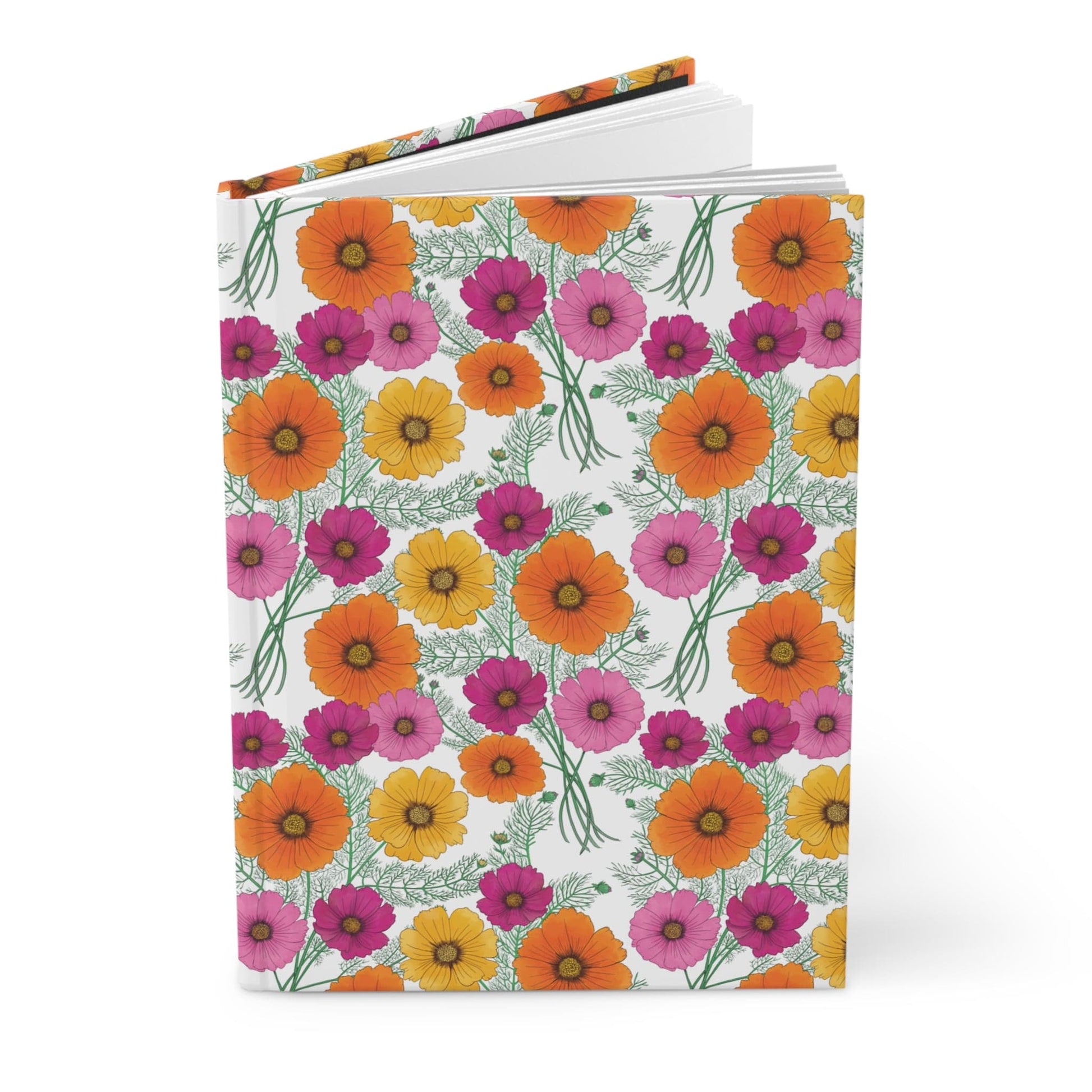 Paper products Journal Cosmo Flower Pattern Journal - Hardcover Matte