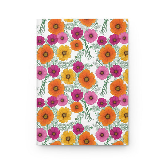 Paper products Journal Cosmo Flower Pattern Journal - Hardcover Matte