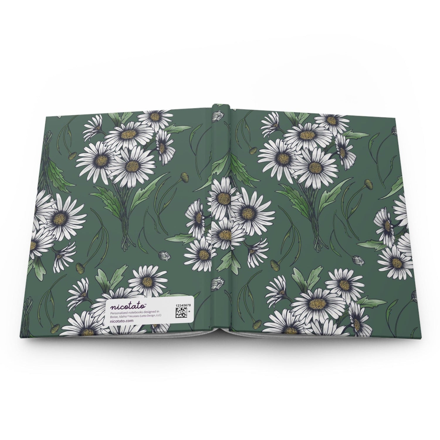 Paper products Journal Daisy Pattern Journal - Hardcover Matte
