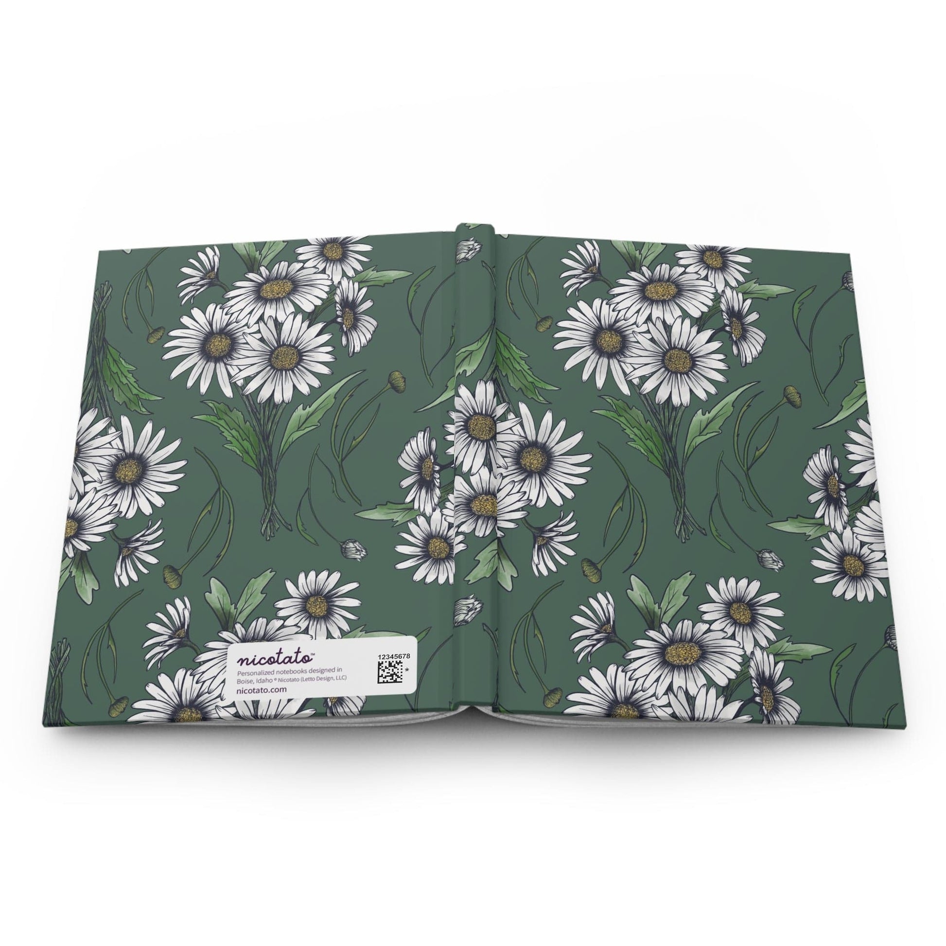 Paper products Journal Daisy Pattern Journal - Hardcover Matte