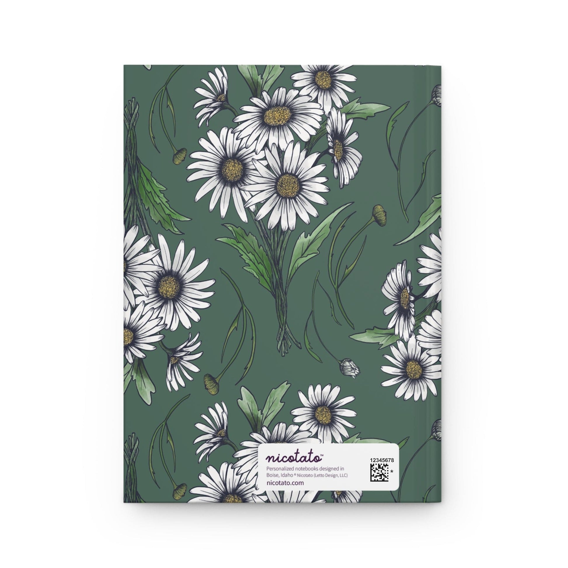 Paper products Journal Daisy Pattern Journal - Hardcover Matte