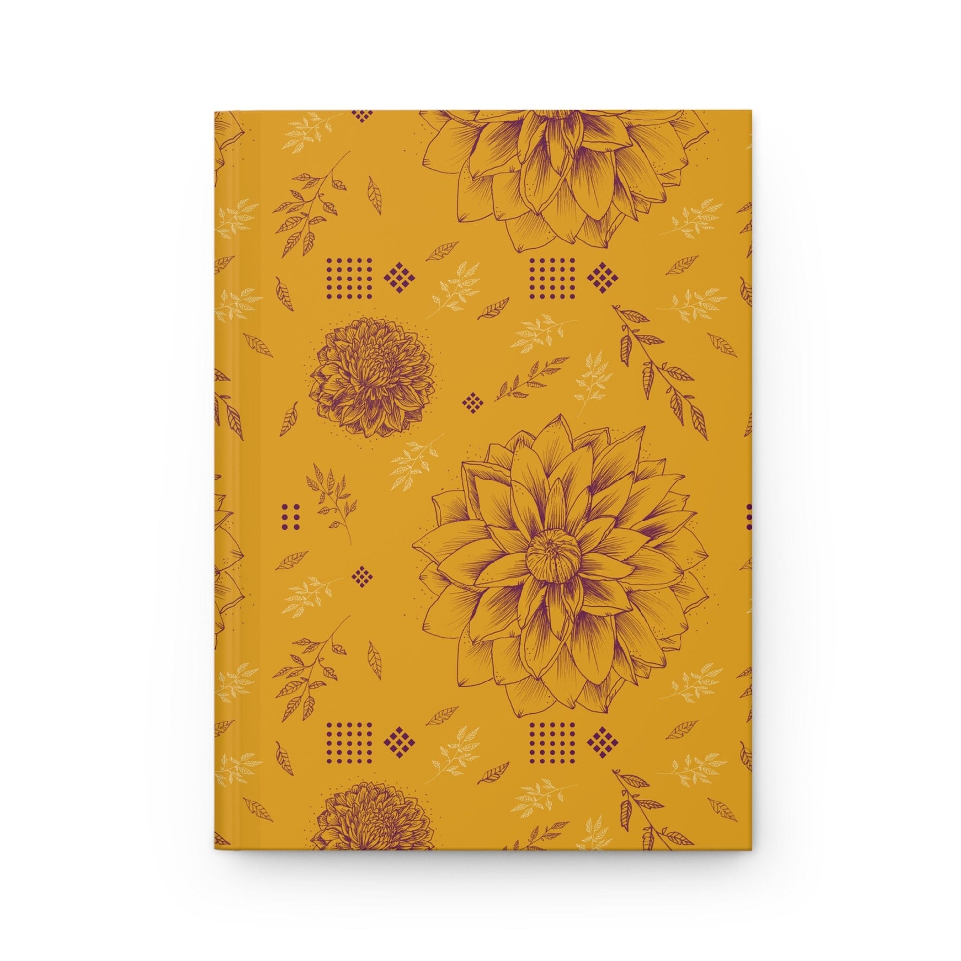 Paper products Journal Hometown Floral  Journal -Hardcover Matte – Hand-Drawn Bloom-Inspired Design
