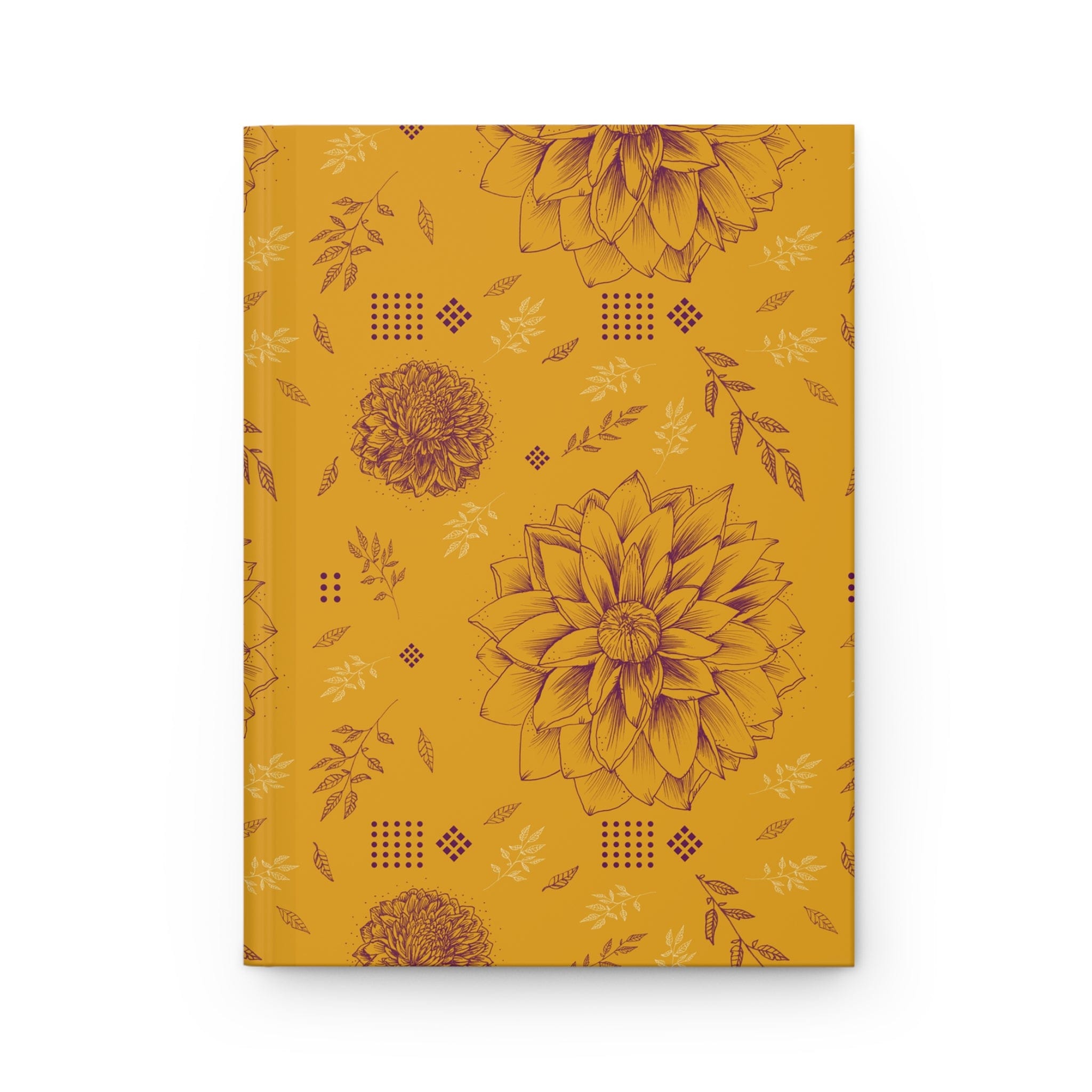 Paper products Journal Hometown Floral  Journal -Hardcover Matte – Hand-Drawn Bloom-Inspired Design
