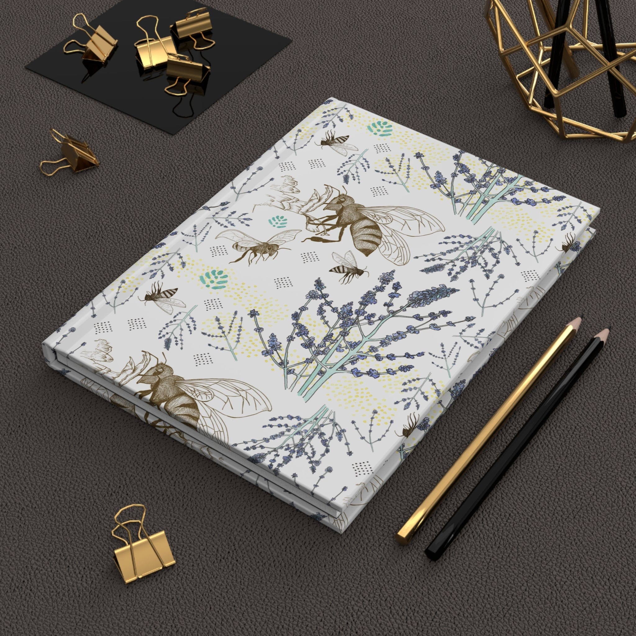 Paper products Journal Honey &amp; Sage Journal -  Hardcover  Matte – A Celebration of Bees &amp; Blooms