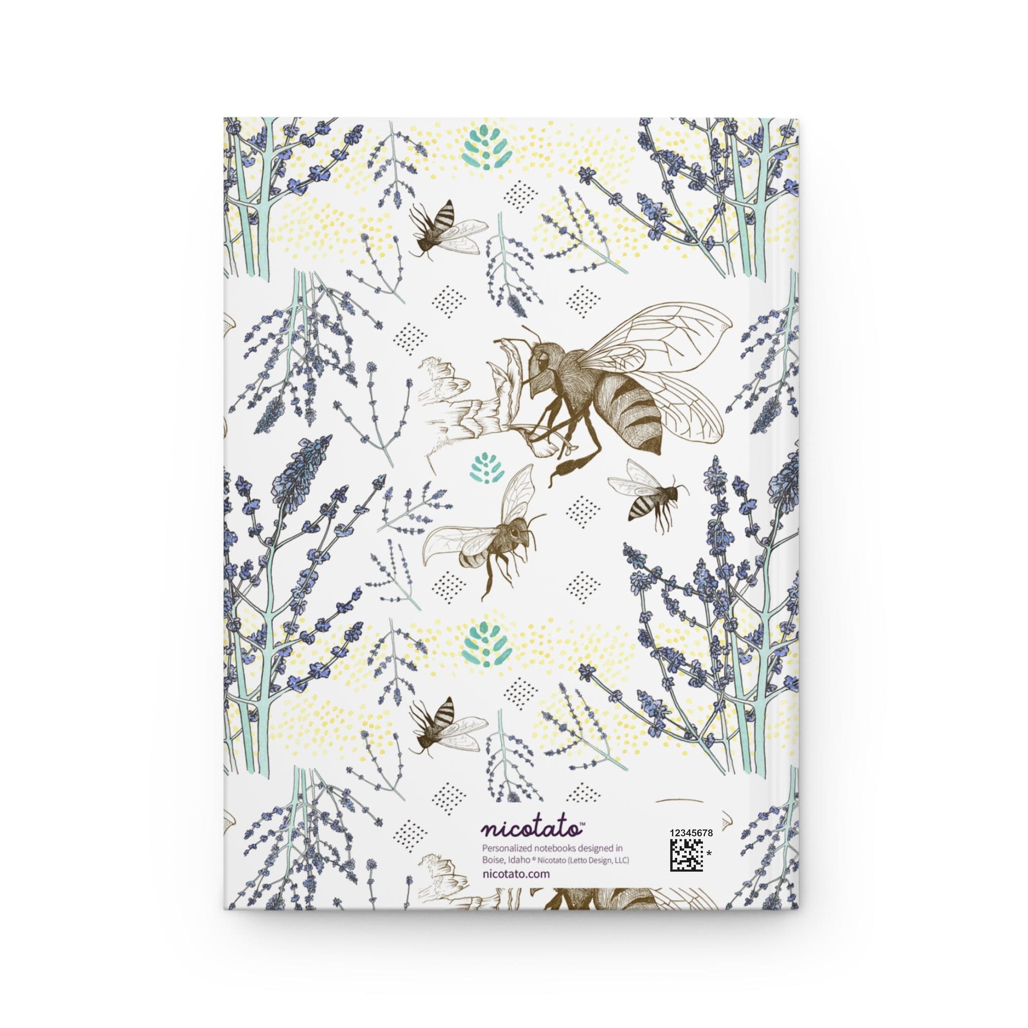 Paper products Journal Honey &amp; Sage Journal -  Hardcover  Matte – A Celebration of Bees &amp; Blooms