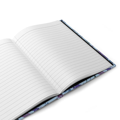 Paper products Journal Larkspur Flower Pattern Journal - Hardcover Matte