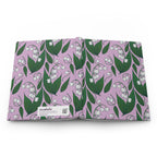 Paper products Journal Lily of the Valley Flower Pattern Journal - Hardcover Matte