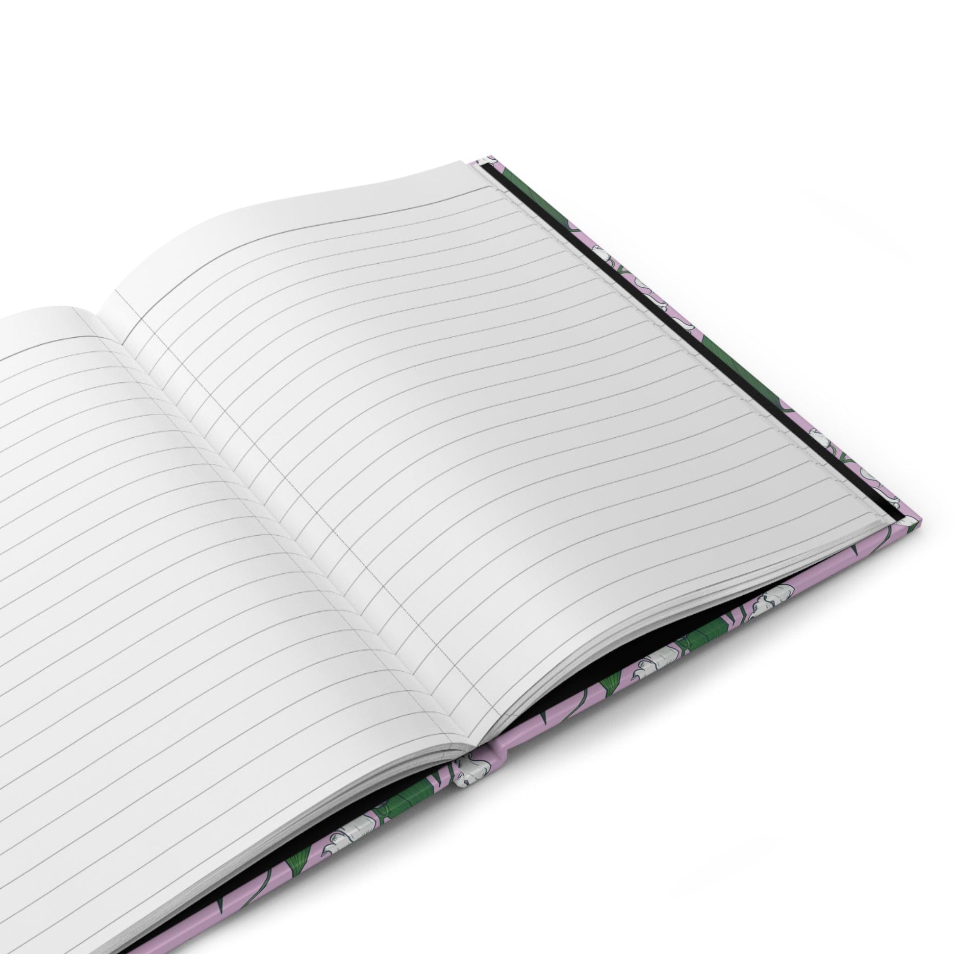 Paper products Journal Lily of the Valley Flower Pattern Journal - Hardcover Matte