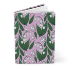 Paper products Journal Lily of the Valley Flower Pattern Journal - Hardcover Matte
