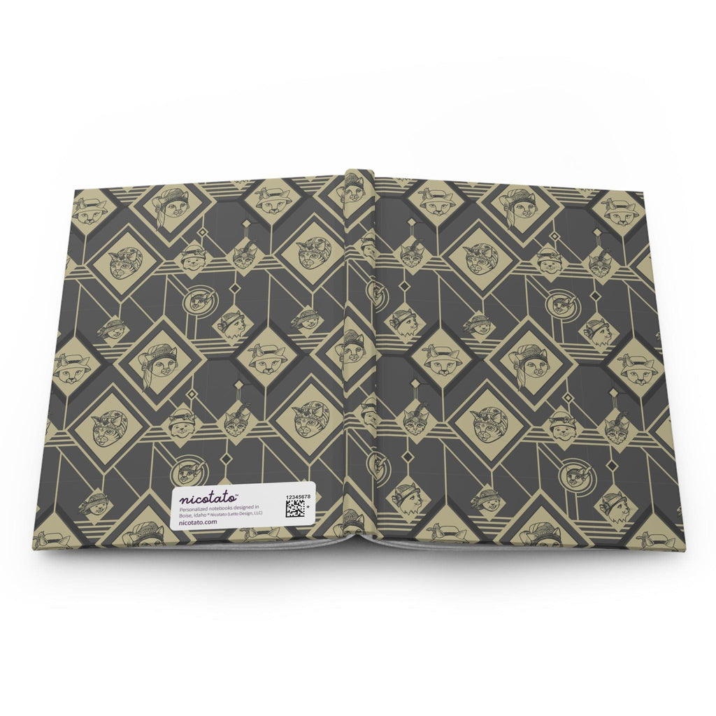 Paper products Journal Meowing Twenties Journal - Hardcover Matte