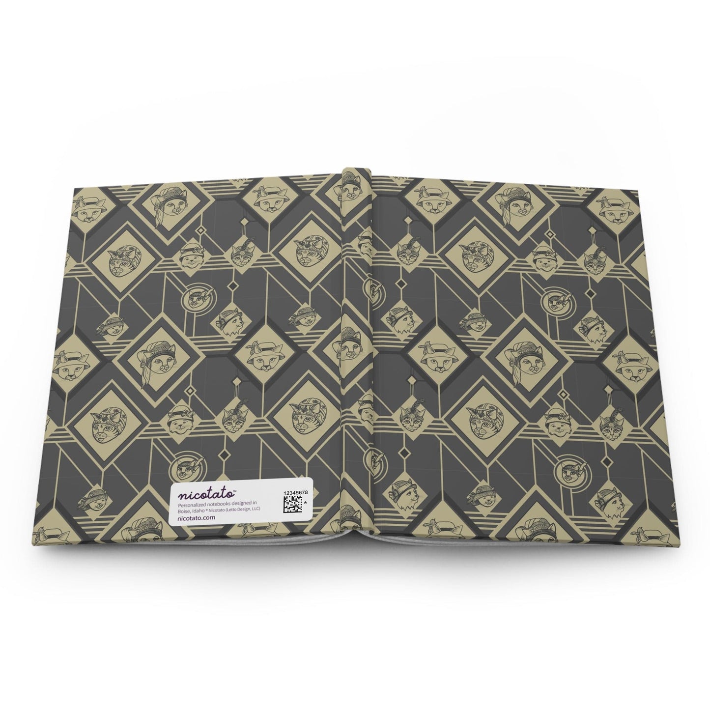 Paper products Journal Meowing Twenties Journal - Hardcover Matte