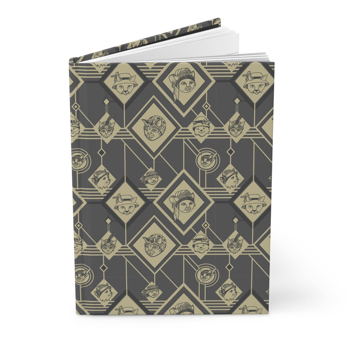 Paper products Journal Meowing Twenties Journal - Hardcover Matte