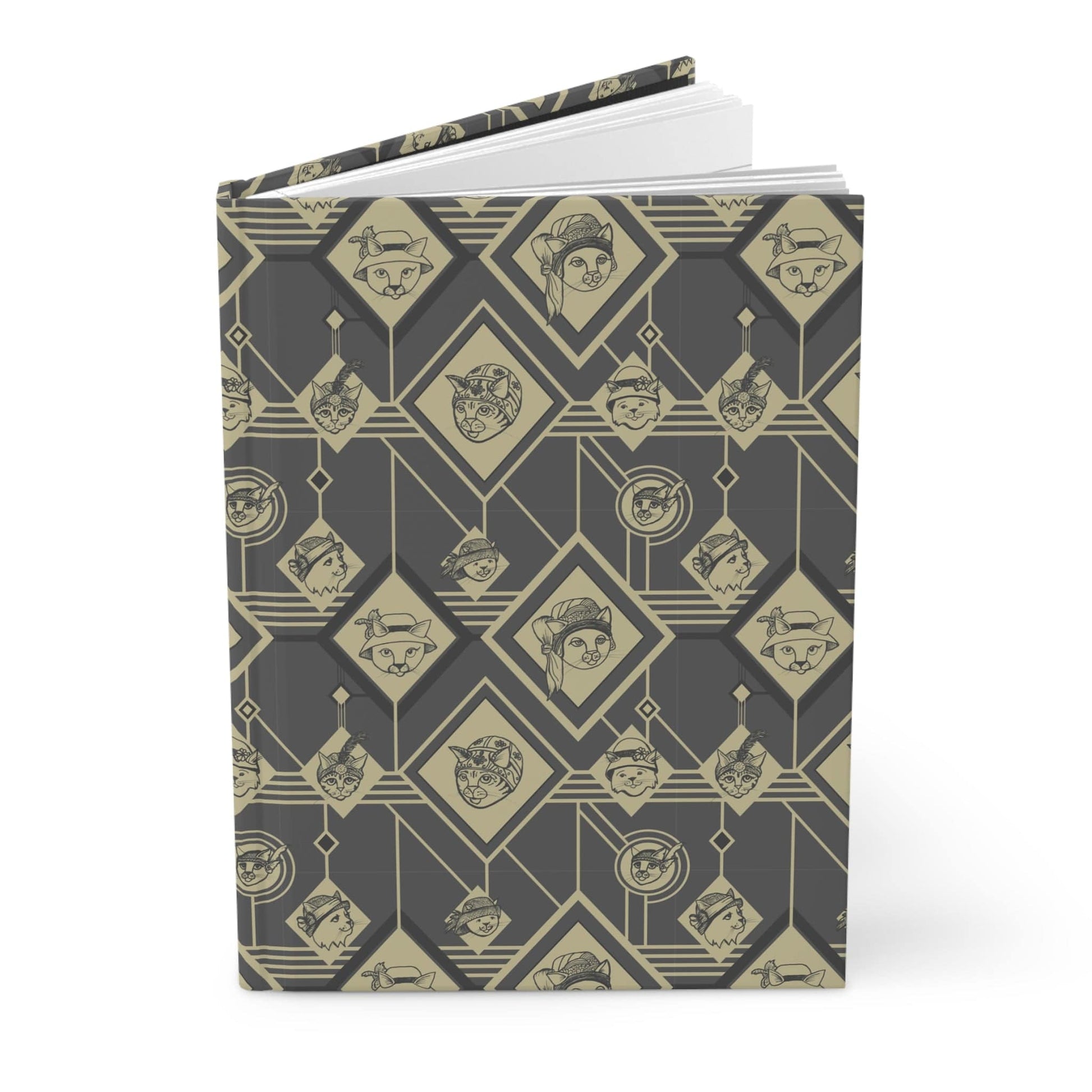 Paper products Journal Meowing Twenties Journal - Hardcover Matte