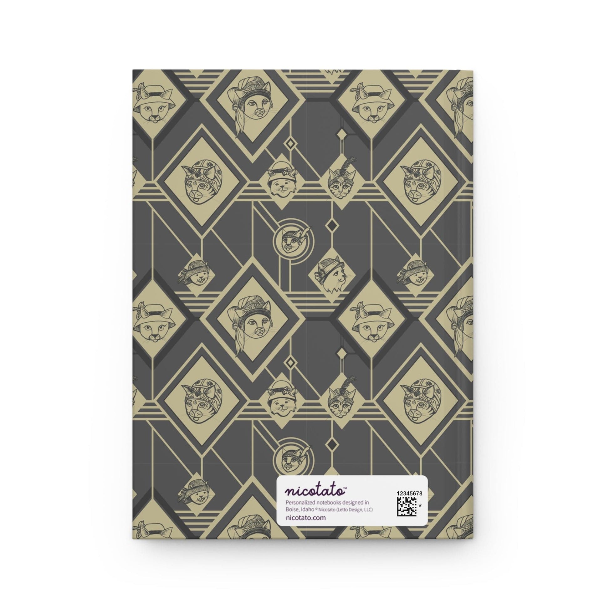 Paper products Journal Meowing Twenties Journal - Hardcover Matte