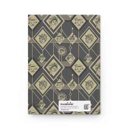 Paper products Journal Meowing Twenties Journal - Hardcover Matte