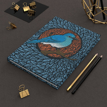 Paper products Journal Mountain Bluebird (Idaho State Bird) — Hardcover Journal Matte