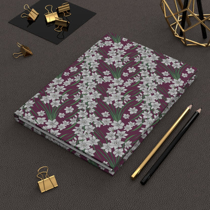 Paper products Journal Paperwhites Flower Pattern Journal - Hardcover Matte