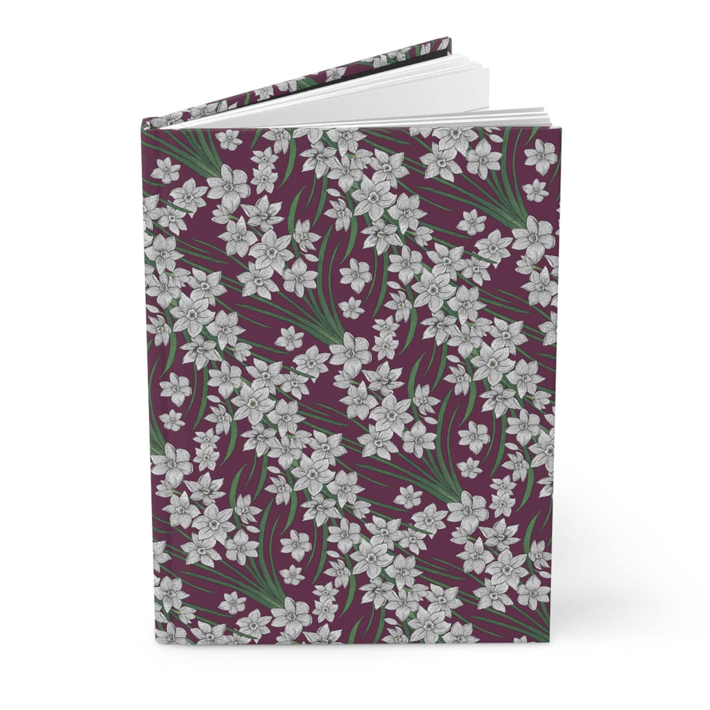 Paper products Journal Paperwhites Flower Pattern Journal - Hardcover Matte