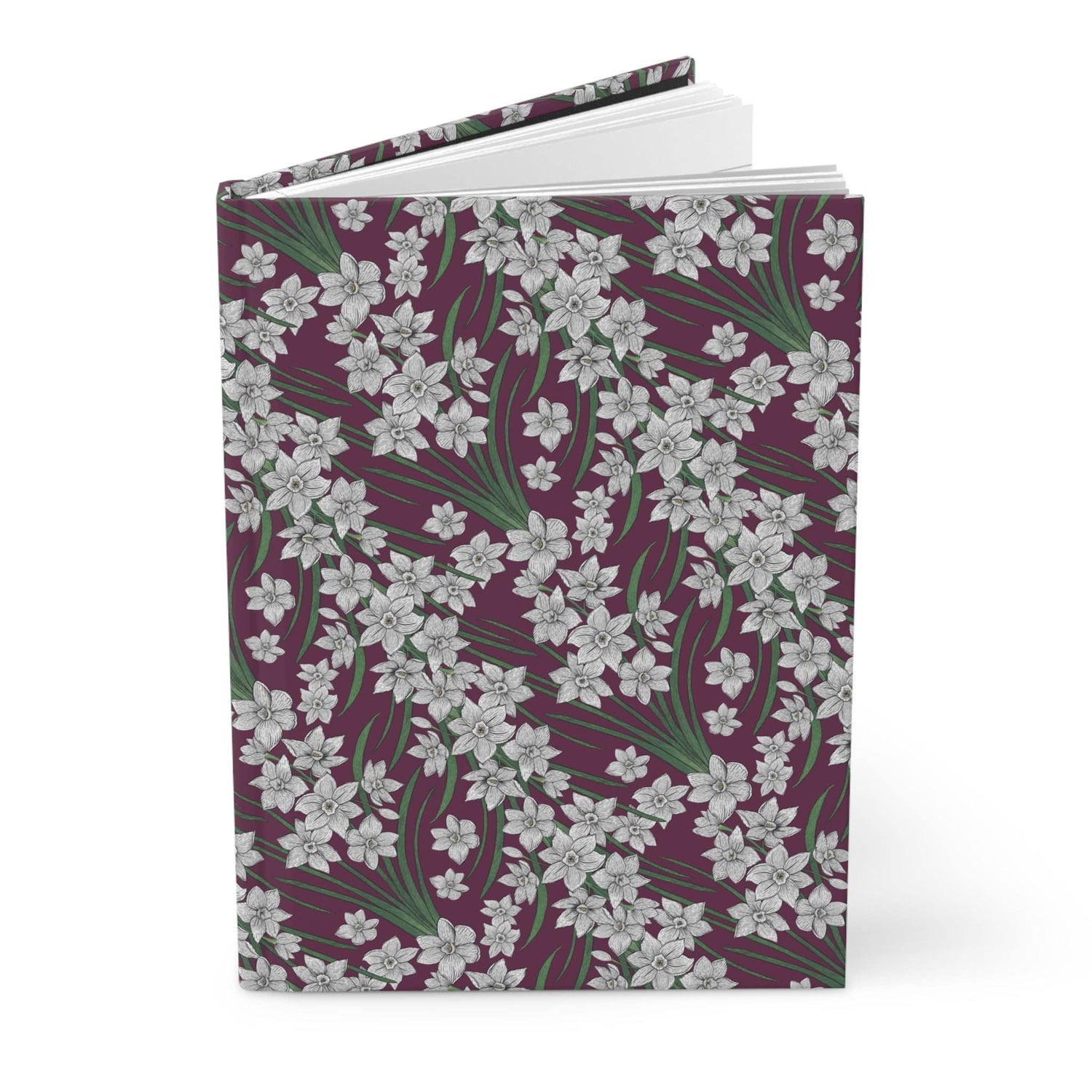 Paper products Journal Paperwhites Flower Pattern Journal - Hardcover Matte