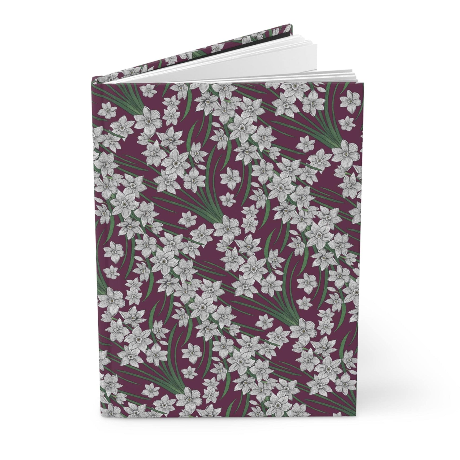 Paper products Journal Paperwhites Flower Pattern Journal - Hardcover Matte