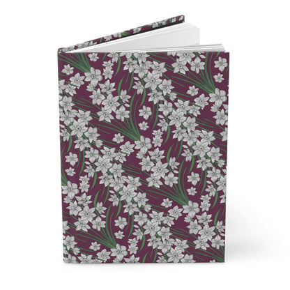 Paper products Journal Paperwhites Flower Pattern Journal - Hardcover Matte