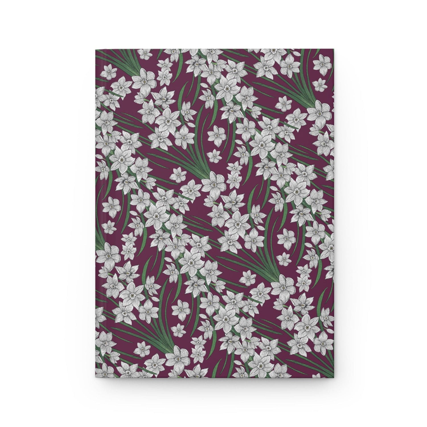 Paper products Journal Paperwhites Flower Pattern Journal - Hardcover Matte