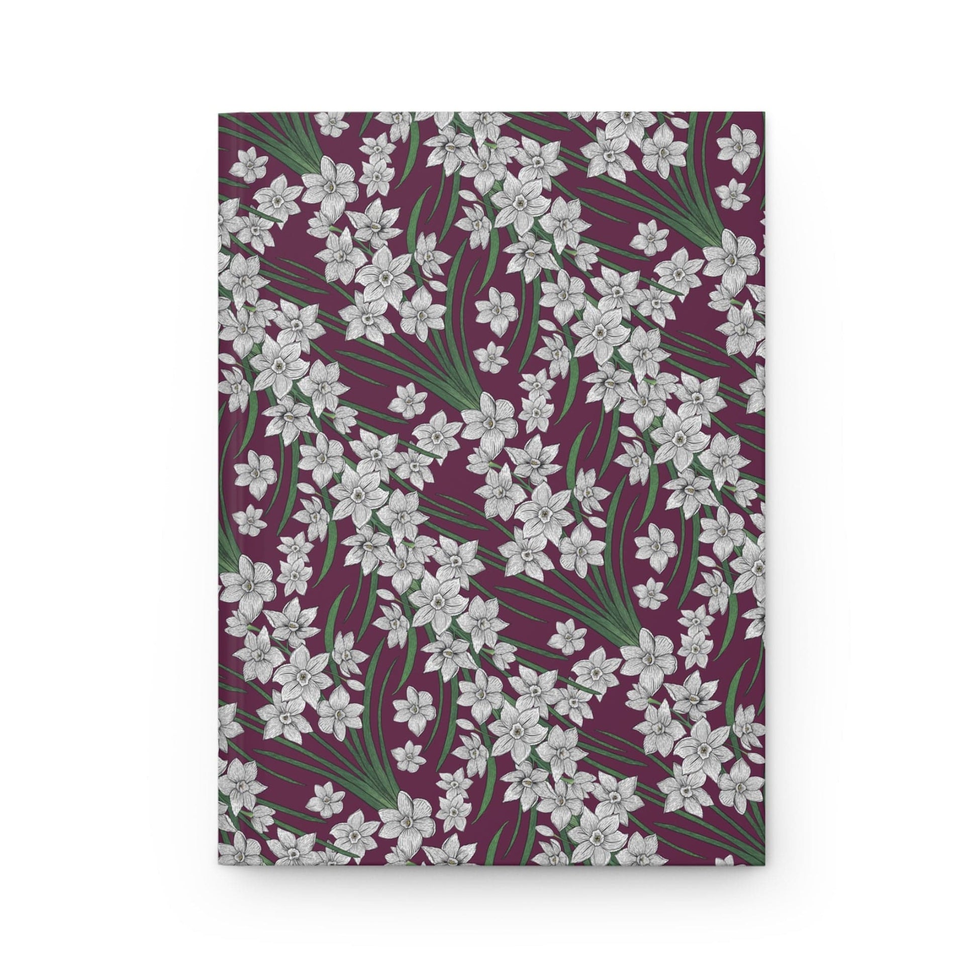 Paper products Journal Paperwhites Flower Pattern Journal - Hardcover Matte