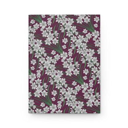 Paper products Journal Paperwhites Flower Pattern Journal - Hardcover Matte