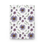 Paper products Journal Purple Wildflower Journal  Hardcover Matte – Hand-Drawn Floral Pattern
