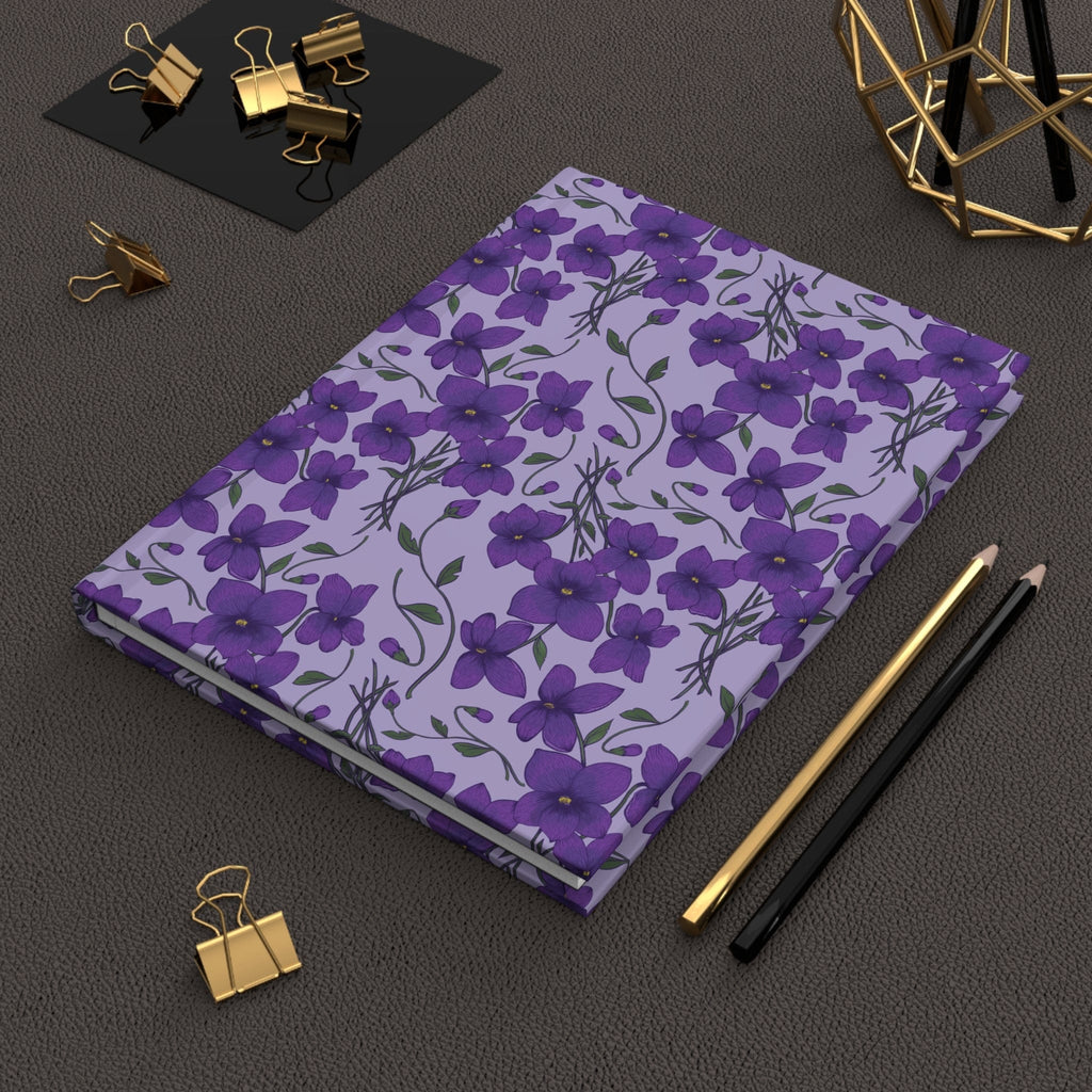 Paper products Journal Violet Flower Journal – Hardcover Matte