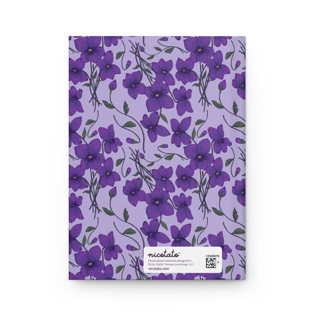 Paper products Journal Violet Flower Journal – Hardcover Matte