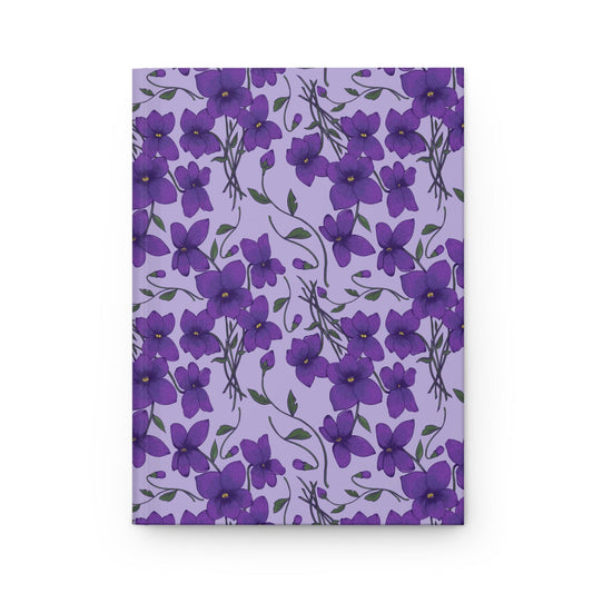 Paper products Journal Violet Flower Journal – Hardcover Matte