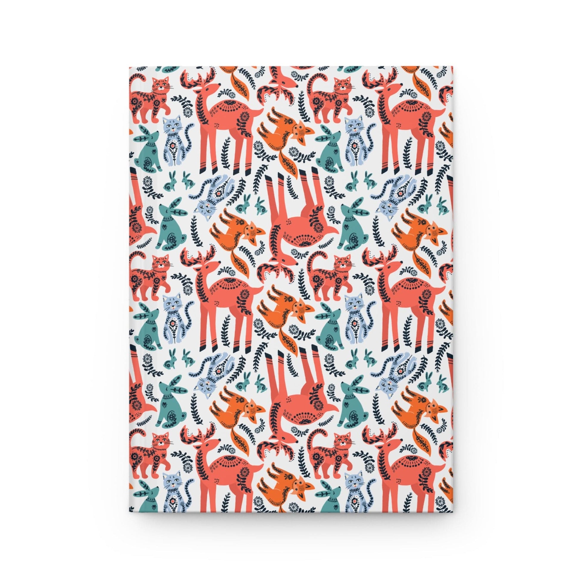 Paper products Journal Woodland Animals and Cats Hardcover Journal