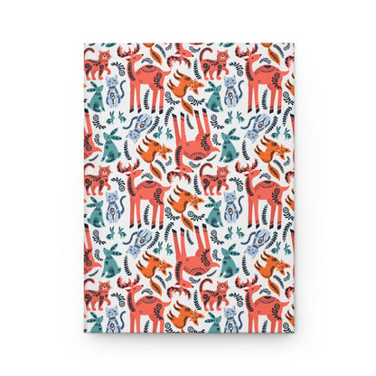 Paper products Journal Woodland Animals and Cats Hardcover Journal