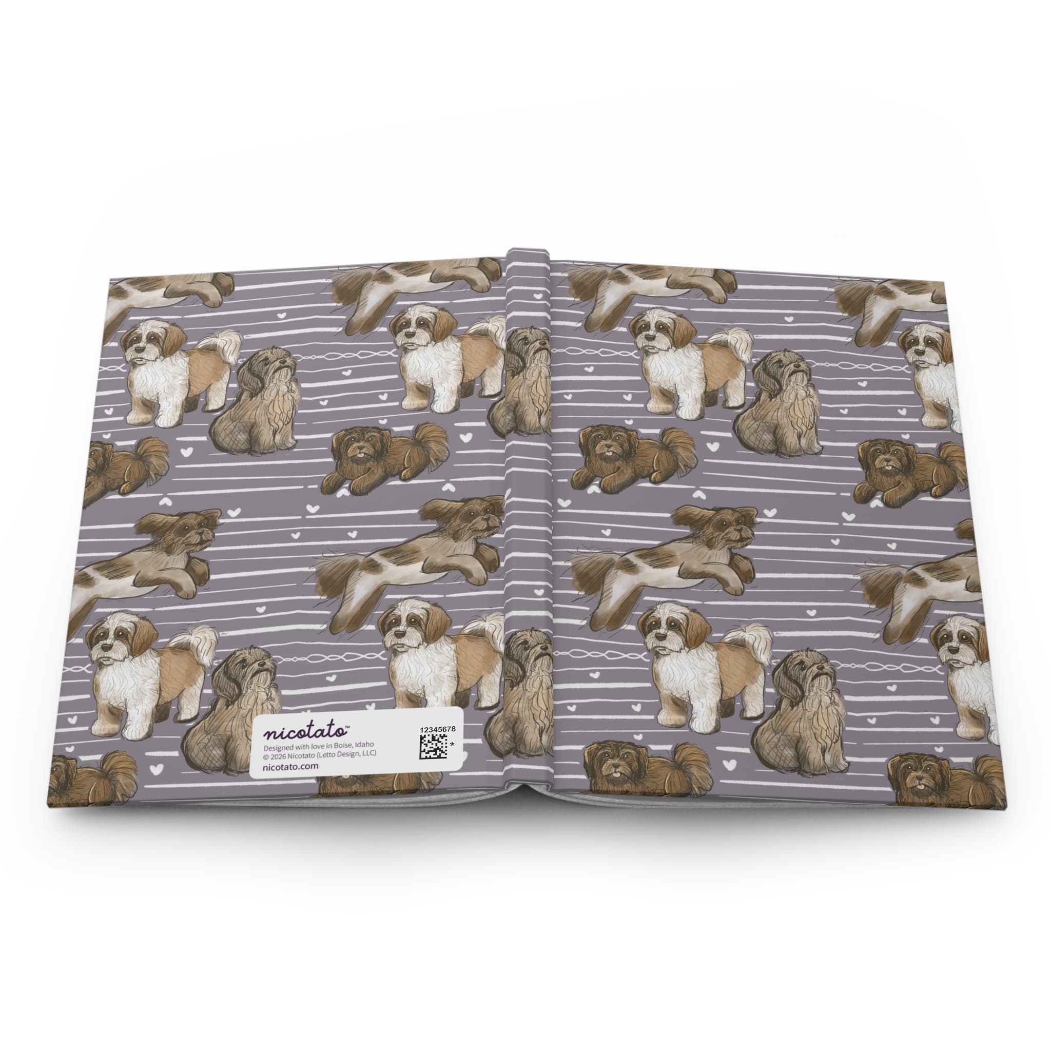 Paper products Journal Zuchon Dogs — Hardcover Journal Matte