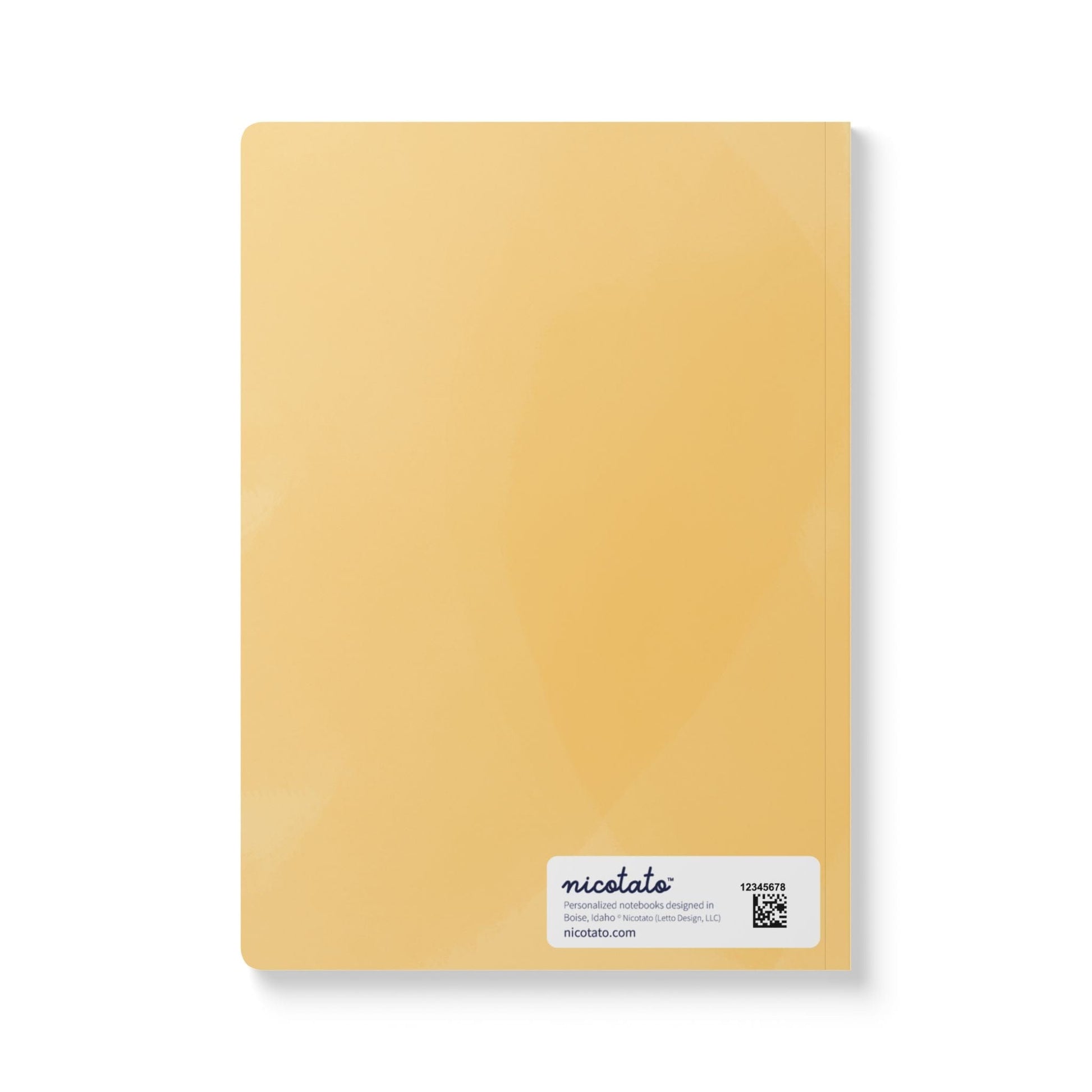 Paper products Larkspur Flower Journal - July Birth flower - Personalizable Softcover Journal