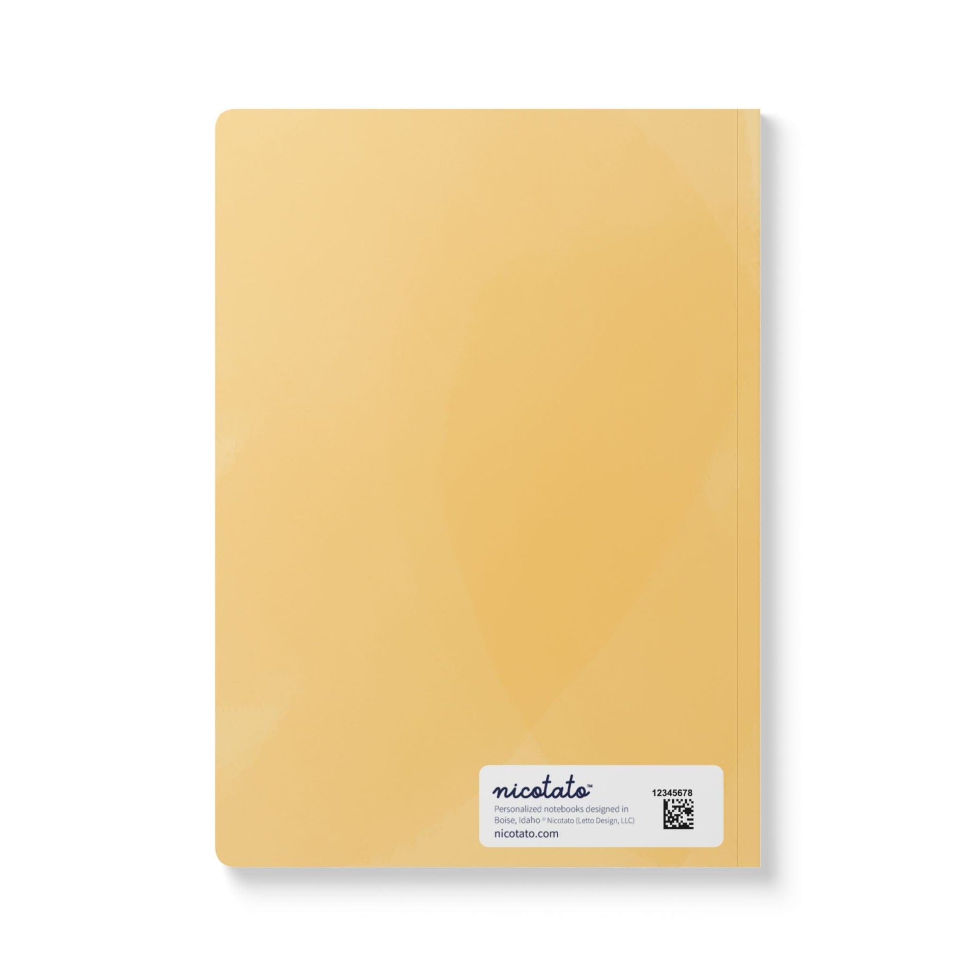 Paper products Larkspur Flower Journal - July Birth flower - Personalizable Softcover Journal