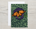 Paper products Monarch butterfly Blank Card