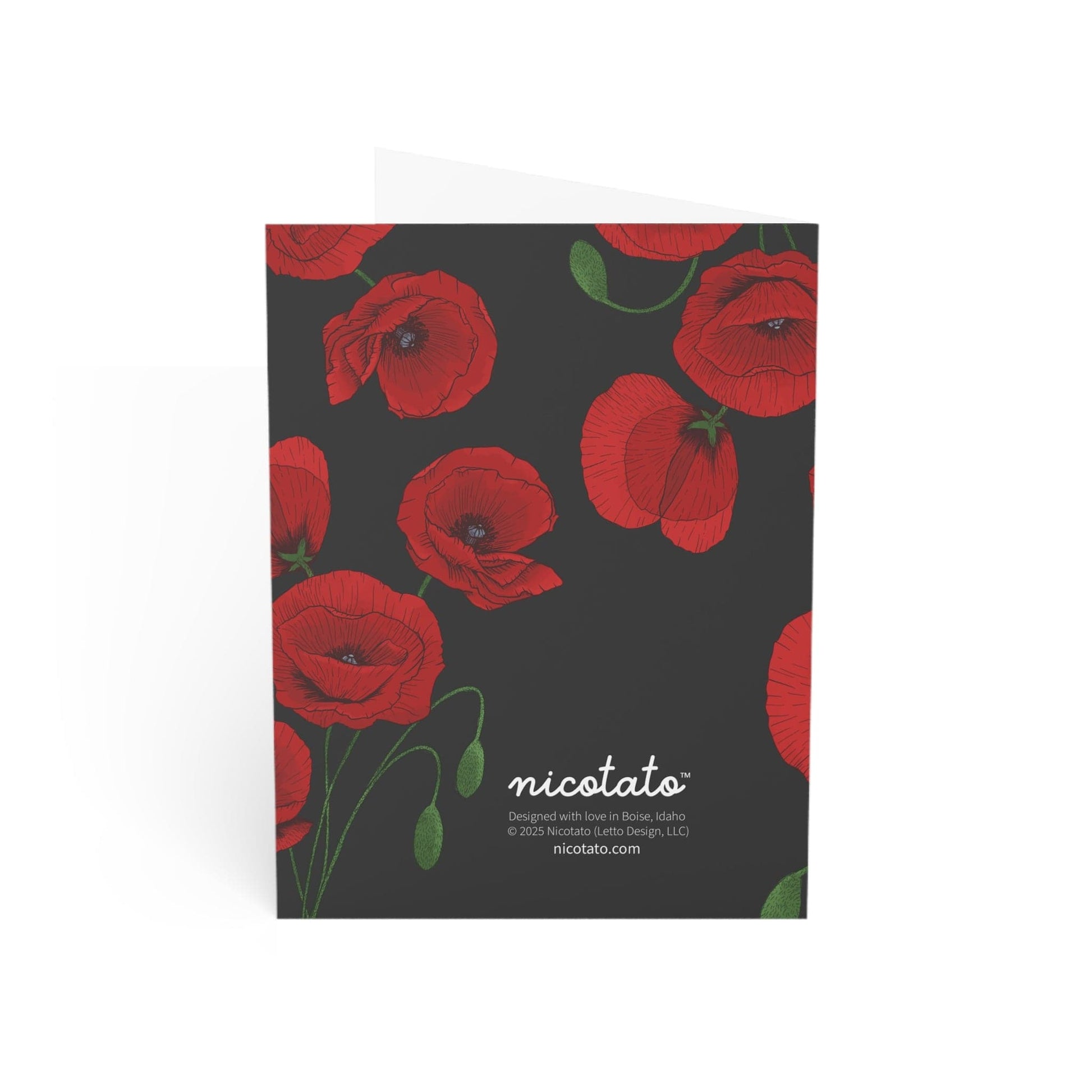 Paper products Mother's Day Poppy Flower Greeting Cards