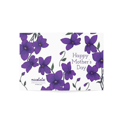 Paper products Mother's Day Violets Greeting Cards