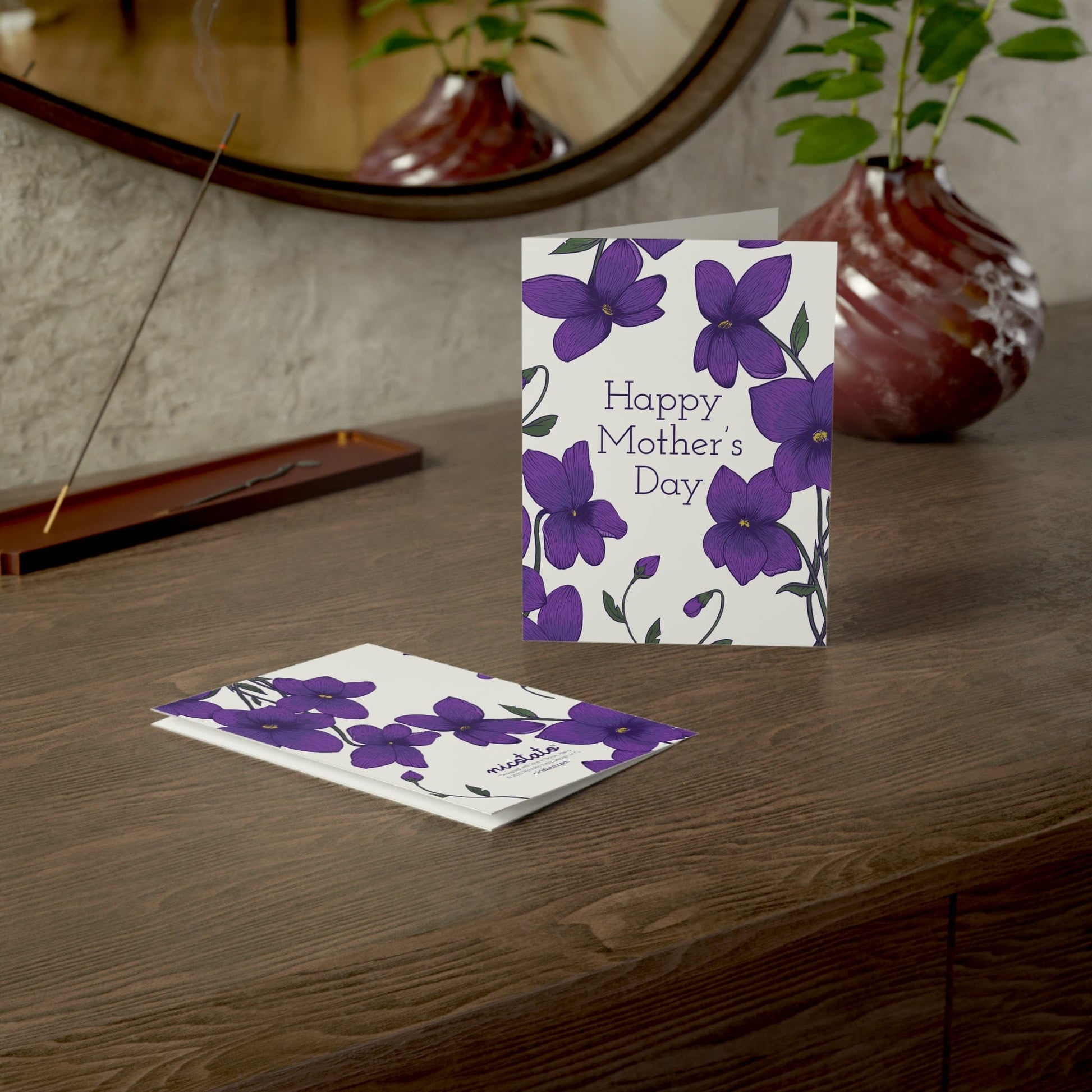 Paper products Mother's Day Violets Greeting Cards