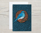 Paper products Mountain Bluebird Blank Card