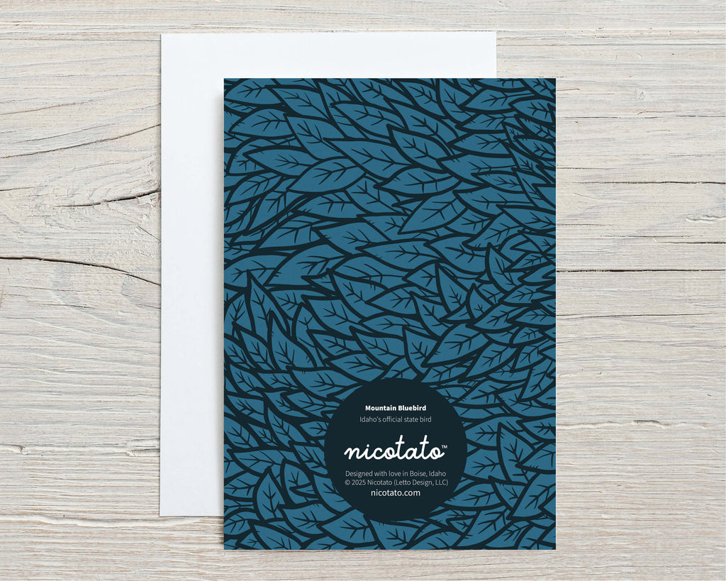 Paper products Mountain Bluebird Blank Card