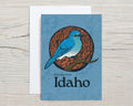 Paper products Mountain Bluebird "With Love from Idaho" Blank Card