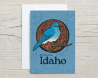 Paper products Mountain Bluebird "With Love from Idaho" Blank Card