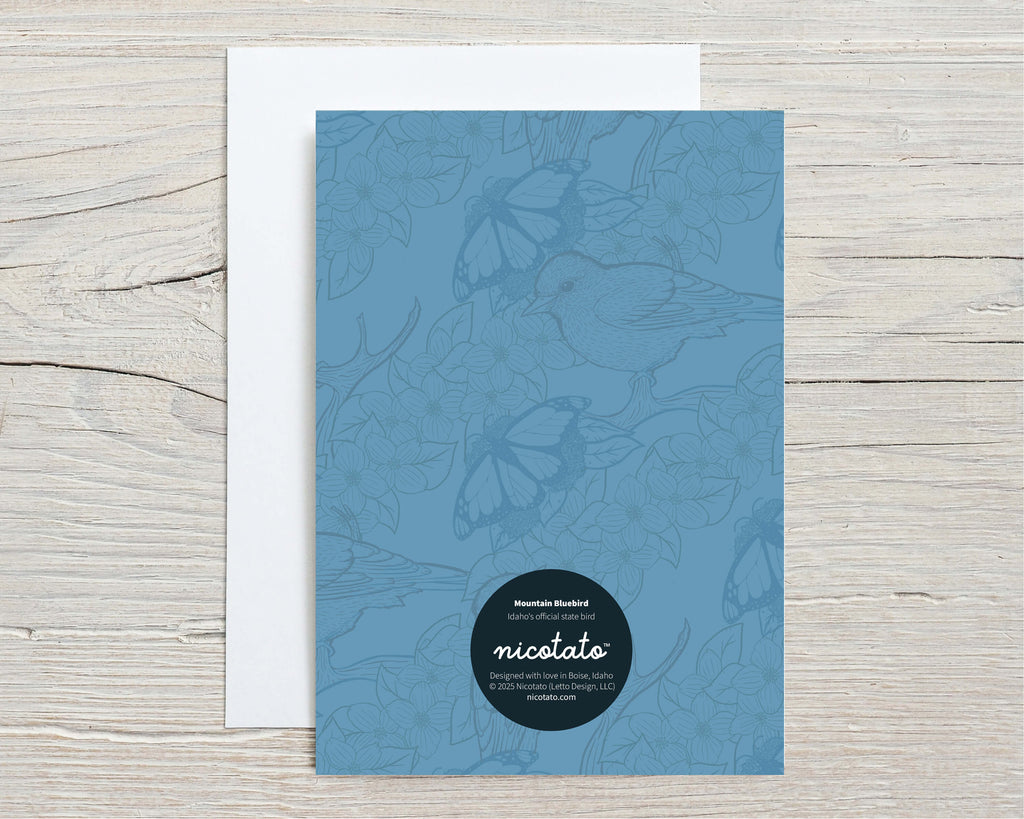 Paper products Mountain Bluebird "With Love from Idaho" Blank Card